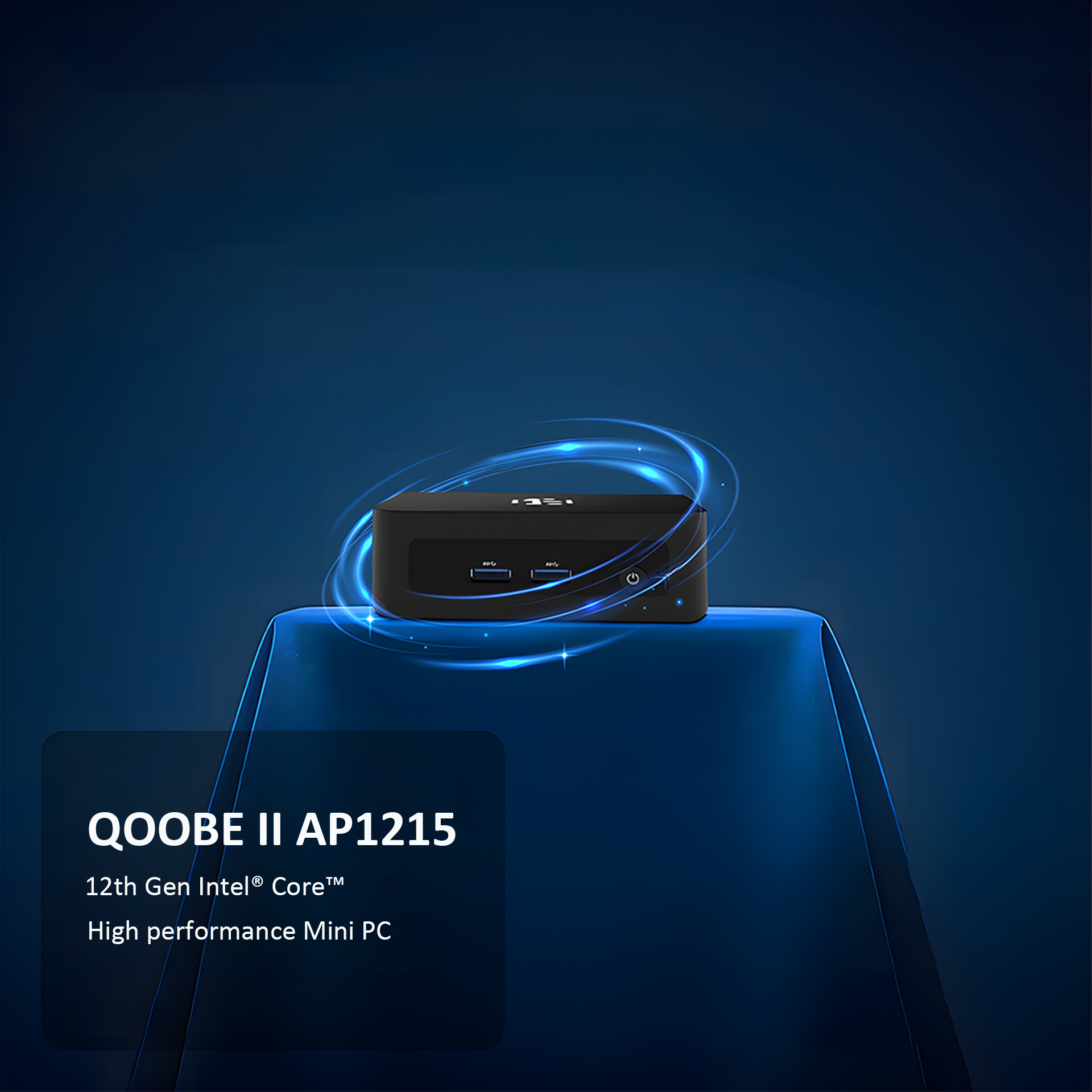 QOOBE II AP1215 Mini PC - Intel® Core™ i3-1215U Processor, 16GB Ram, 512GB SSD, Windows 11 Pro